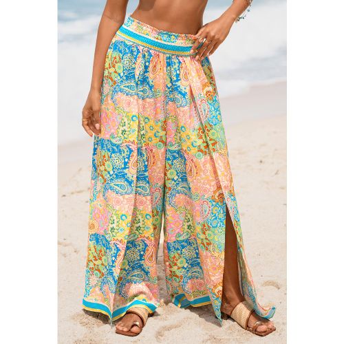 Pantalon cover up paisley jambe large - CUPSHE - Modalova