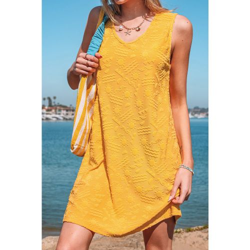 Robe cover up courte col scoop - CUPSHE - Modalova