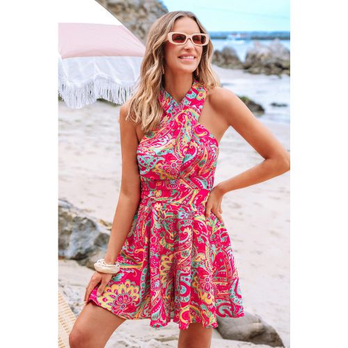 Combishort paisley jambe évasée - CUPSHE - Modalova