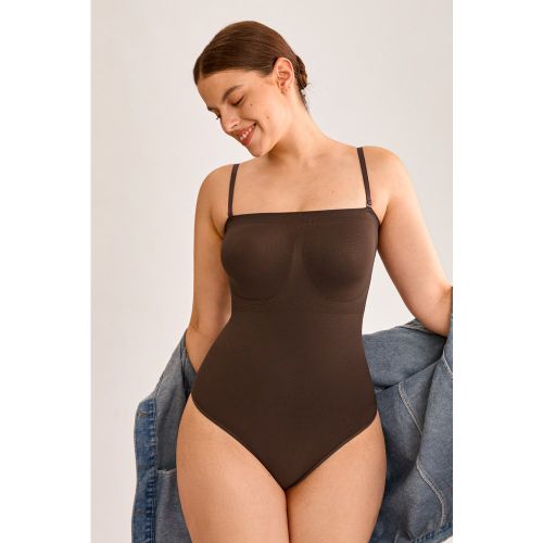 Body nude gainant ventre plat + maintien moyen - CUPSHE - Modalova