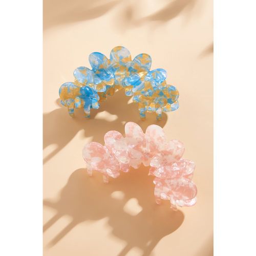 Lot de pinces à cheveux marbrées - CUPSHE - Modalova