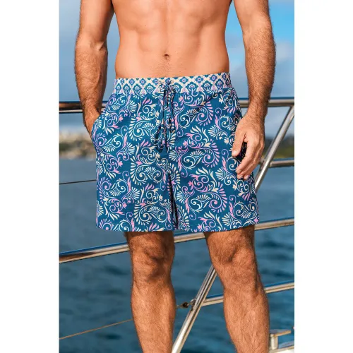 Short de bain coloré taille élastique - CUPSHE - Modalova