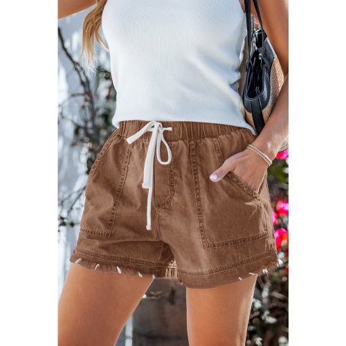 Short marron à poche - CUPSHE - Modalova