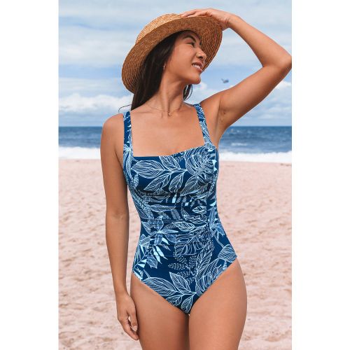 Maillot de bain une pièce slim & sculpté à imprimé tropical - CUPSHE - Modalova