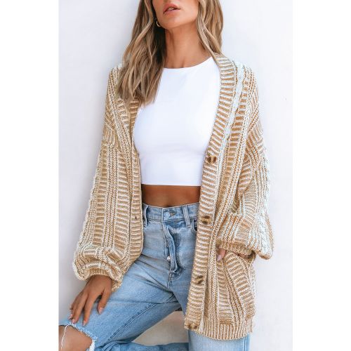 Pull beige col V - CUPSHE - Modalova