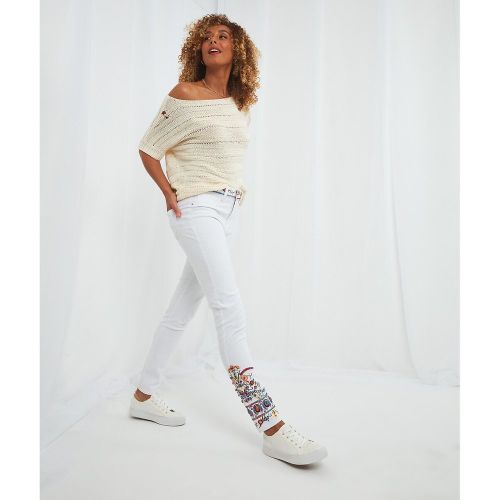 Jean skinny ceinture brodée - Joe Browns - Modalova