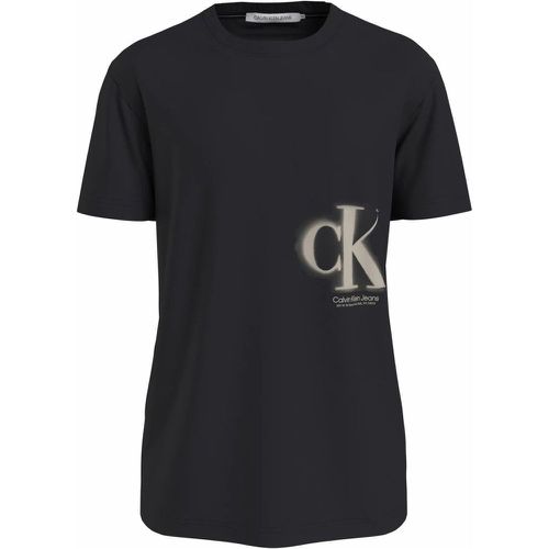 T-shirt coton biologique col rond - Calvin Klein - Modalova