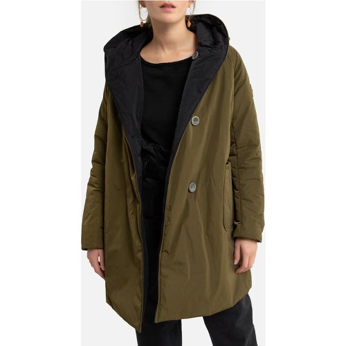 Manteau mi-long à capuche réversible - OOFWEAR - Modalova