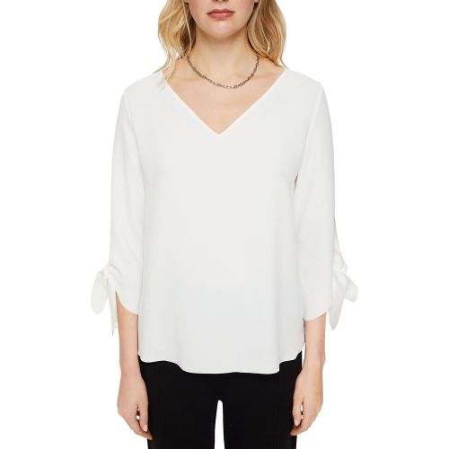 Blouse col V, manches 3/4 - Esprit - Modalova