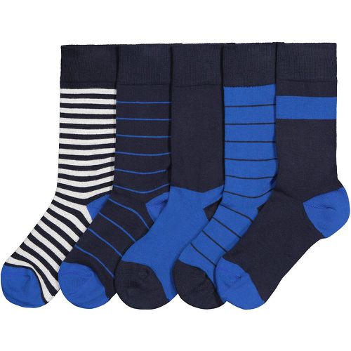 Lot de 5 paires de chaussettes motifs variés - LA REDOUTE COLLECTIONS - Modalova