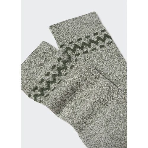 Chaussettes motifs jacquard - mango man - Modalova
