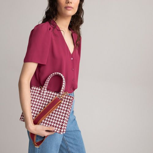 Sac jacquard motif pied de poule - LA REDOUTE COLLECTIONS - Modalova