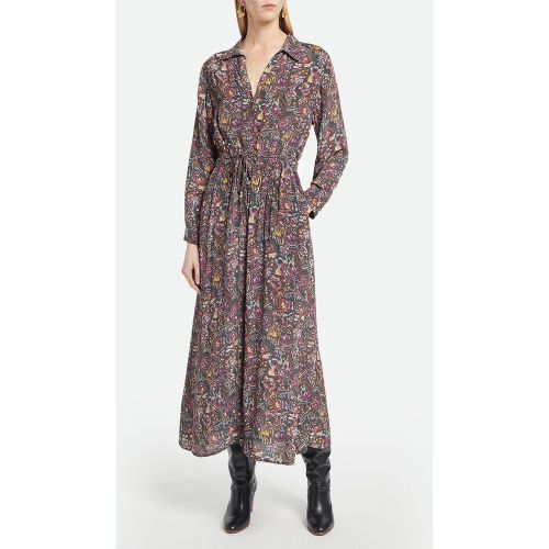 Robe plissée ANEMONE, col polo, chemise, manches longues - VANESSA BRUNO - Modalova