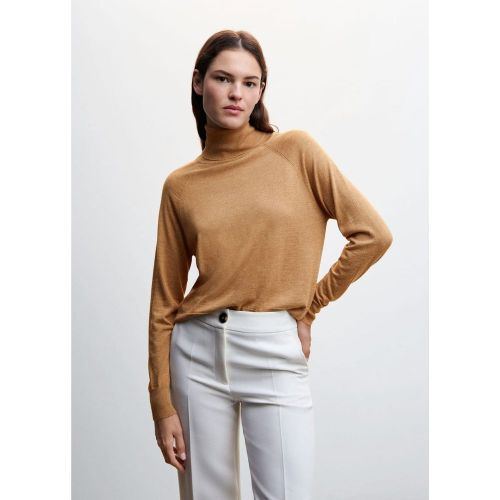 Pull-over maille fine col roulé - Mango - Modalova