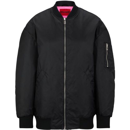 Bomber Oversized Fit avec poche zippée sur la manche - HUGO - Modalova