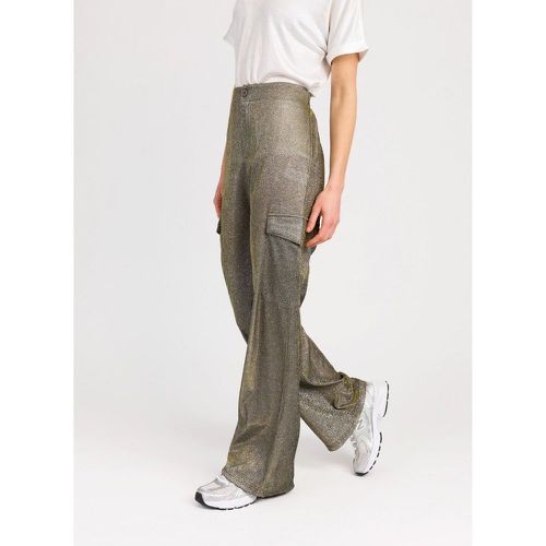 Pantalon paillettes avec poches cargo PILI - AN'GE - Modalova