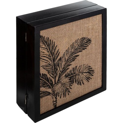Armoire Bijoux Bois Cuba Noir - ATMOSPHERA - Modalova