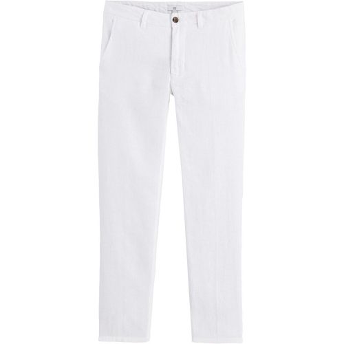Pantalon droit en lin - LA REDOUTE COLLECTIONS - Modalova