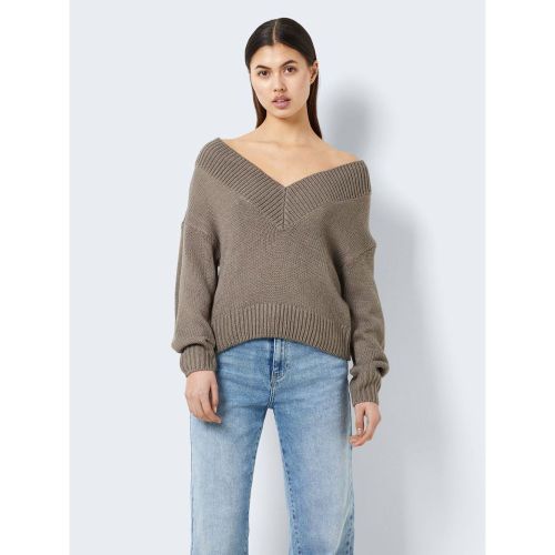 Pullover En maille à col en V - Noisy May - Modalova