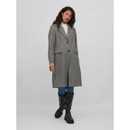 Manteau À motif pied-de-poule - Vila - Modalova