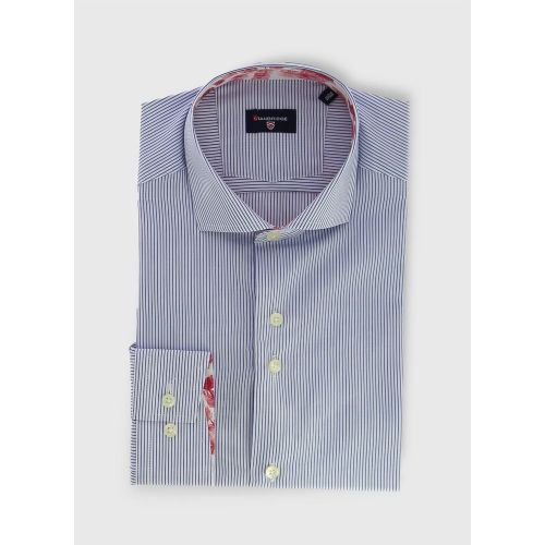Chemise slim col italien - STANBRIDGE - Modalova