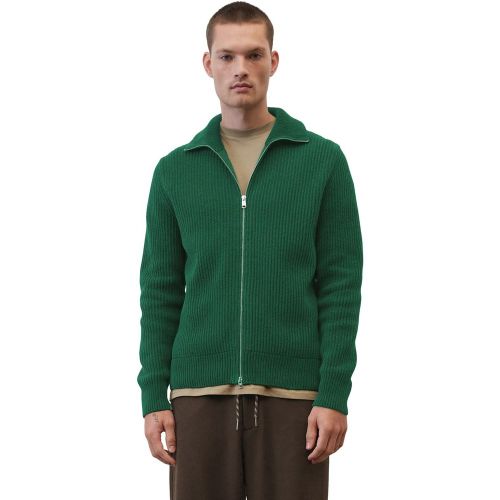 Cardigan zippé de coupe Relaxed Fit en fil chenille de doux coton biologique - Marc O'Polo - Modalova