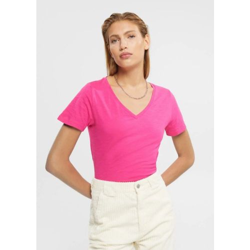 T-shirt encolure v - Esprit - Modalova
