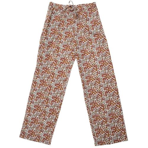 Pantalon en popeline de coton imprimé, Flower - GABRIELLE PARIS - Modalova