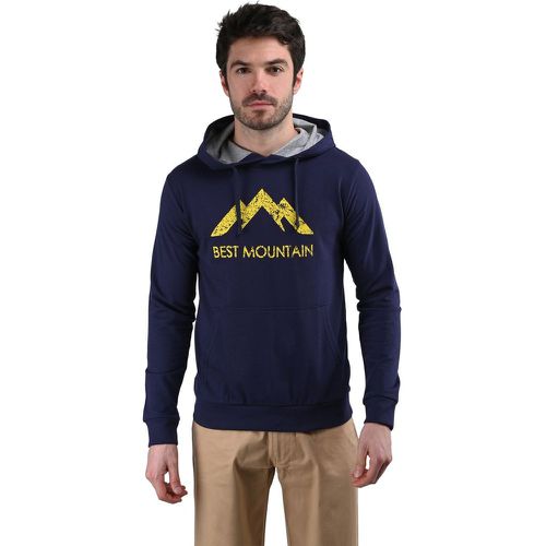 Sweatshirt à capuche en coton - BEST MOUNTAIN - Modalova