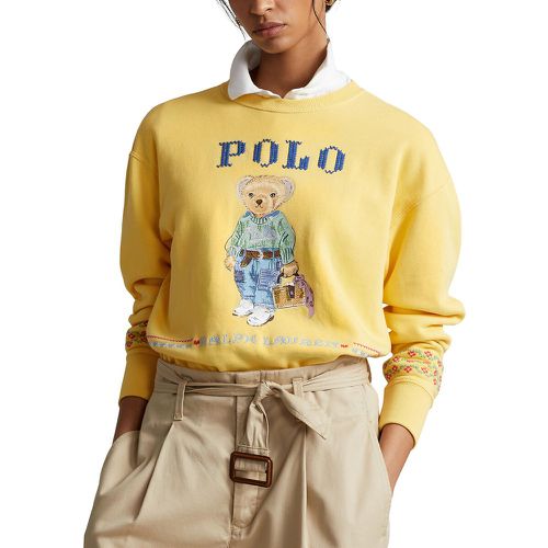 Femme Vêtements Sweats et pull overs Sweats et pull-overs Julianna long sleeve sweater Polo Ralph Lauren en coloris Jaune 