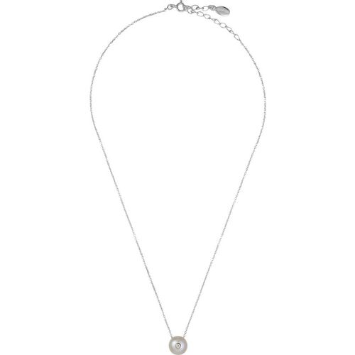Collier pendentif perle en argent 925, Nacre, brillant, 2.85g - Canyon - Modalova