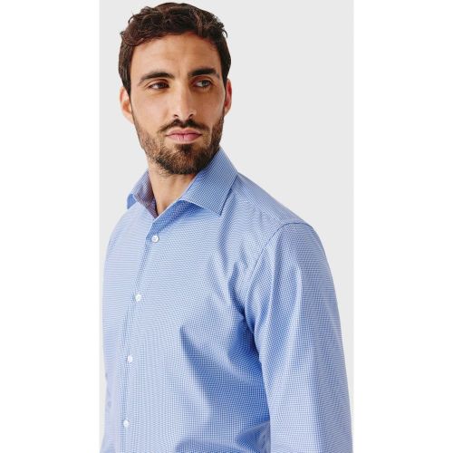 Chemise Regular fit sans repassage à carreaux vichy - ACROSS - Modalova