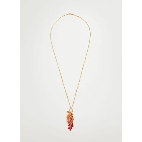 Collier pendentifs perles - Mango - Modalova