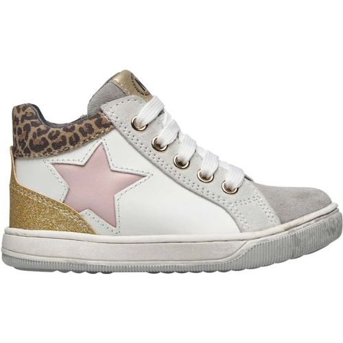 Baskets en daim et cuir CLAY STAR ZIP - naturino - Modalova