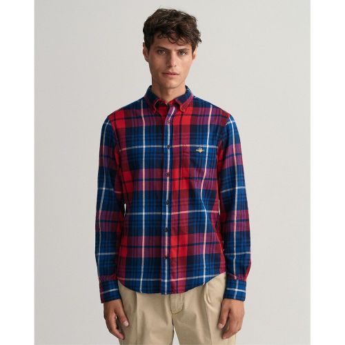 Chemise droite en flanelle - Gant - Modalova