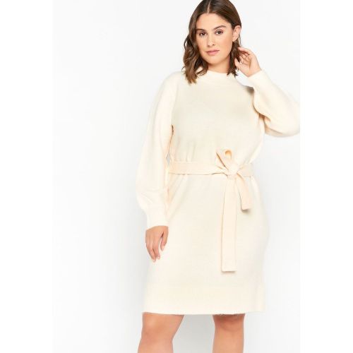 Robe pull avec ceinture à nouer - LOLALIZA - Modalova