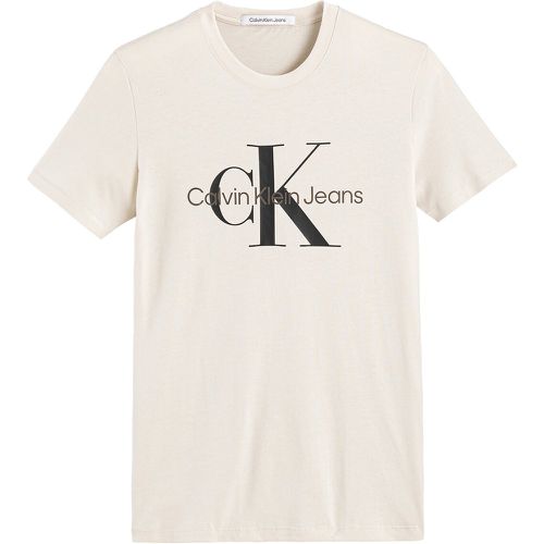 T-shirt col rond imprimé devant - Calvin Klein Jeans - Modalova