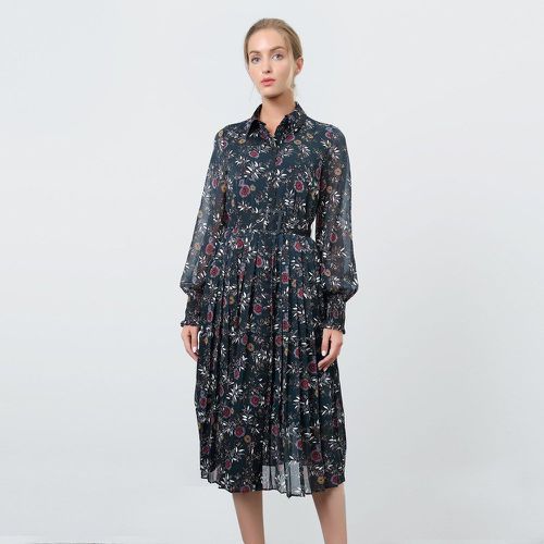 Robe-blouse plissée à imprimé floral - SMART AND JOY - Modalova