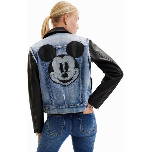 Veste hybride en jean Mickey Mouse - Desigual - Modalova