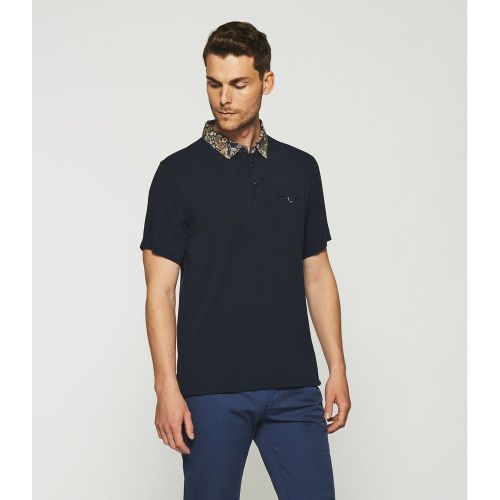 Polo uni avec broderie GAETHAN - IZAC - Modalova