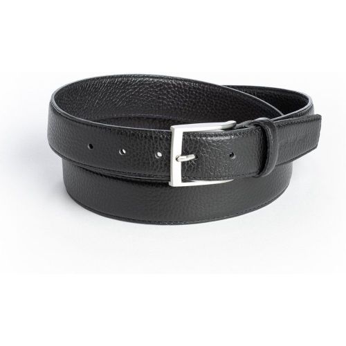 Ceinture unie à boucle 100% cuir - MISE AU GREEN - Modalova