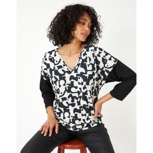 Top manches 3/4 imprimé - RIU PARIS - Modalova