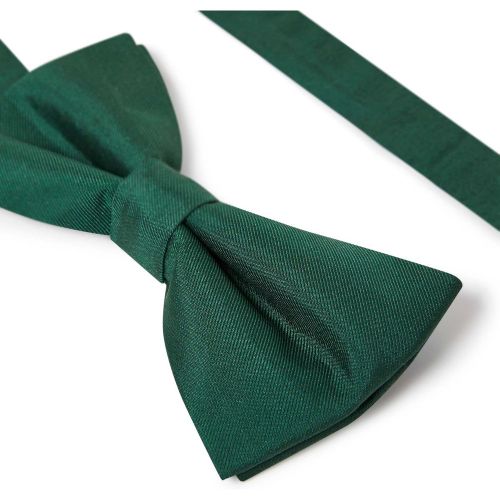 Noeud papillon twill vert - DRAEGER PARIS - Modalova