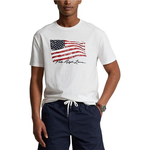 T-shirt col rond Polo RL Flag - Polo Ralph Lauren - Modalova