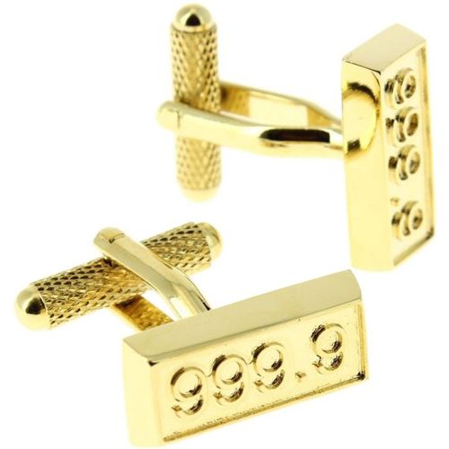 Boutons de manchette en acier LINGOT D'OR - CLJ CHARLES LEJEUNE - Modalova