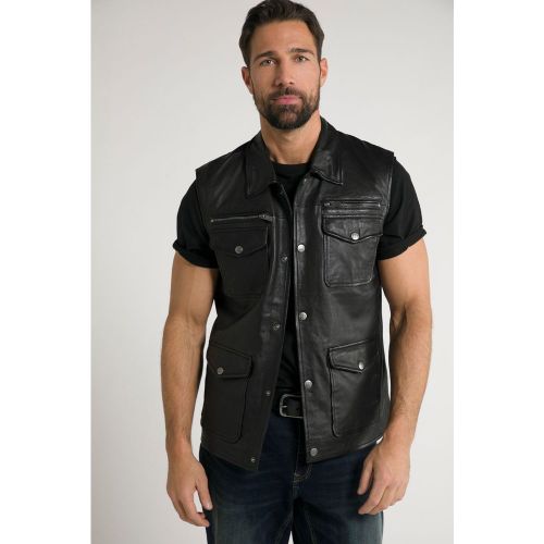 Gilet en cuir d'agneau nappa - jusqu'au 8 XL - JP1880 - Modalova