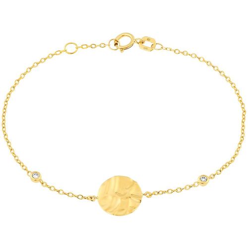Bracelet en 375 et oxyde de zirconium - JULIETTE - Modalova