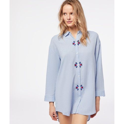 Chemise de nuit 100% coton biologique SYNNA - ETAM - Modalova