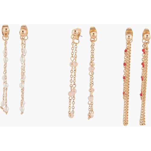 Boucles d'oreilles pendantes FLOWER MIX - BALABOOSTE - Modalova