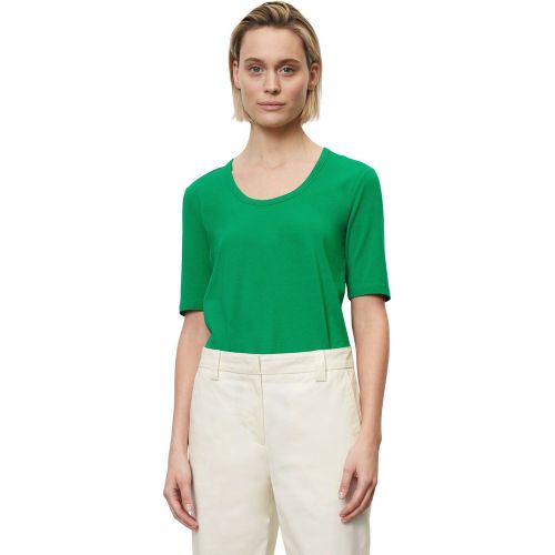T-shirt slim basique en jersey stretch de coton biologique et modal - Marc O'Polo - Modalova